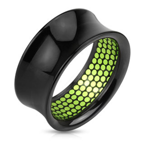 Flesh tunnel plug inlay - tunnel,