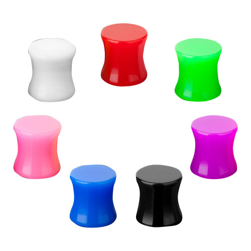 Flesh tunnel piercing sattel - flesh,