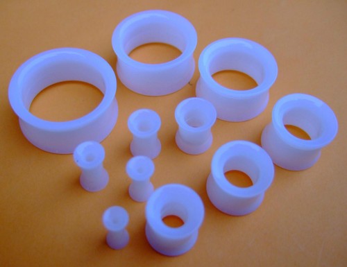 Flesh tunnel acryl hollow plug - hollow,