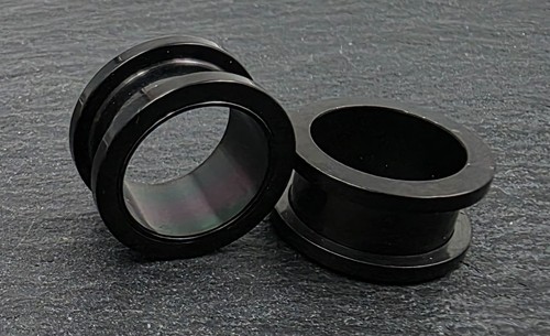 Tunnel plugs schwarz black 1 - schwarz,